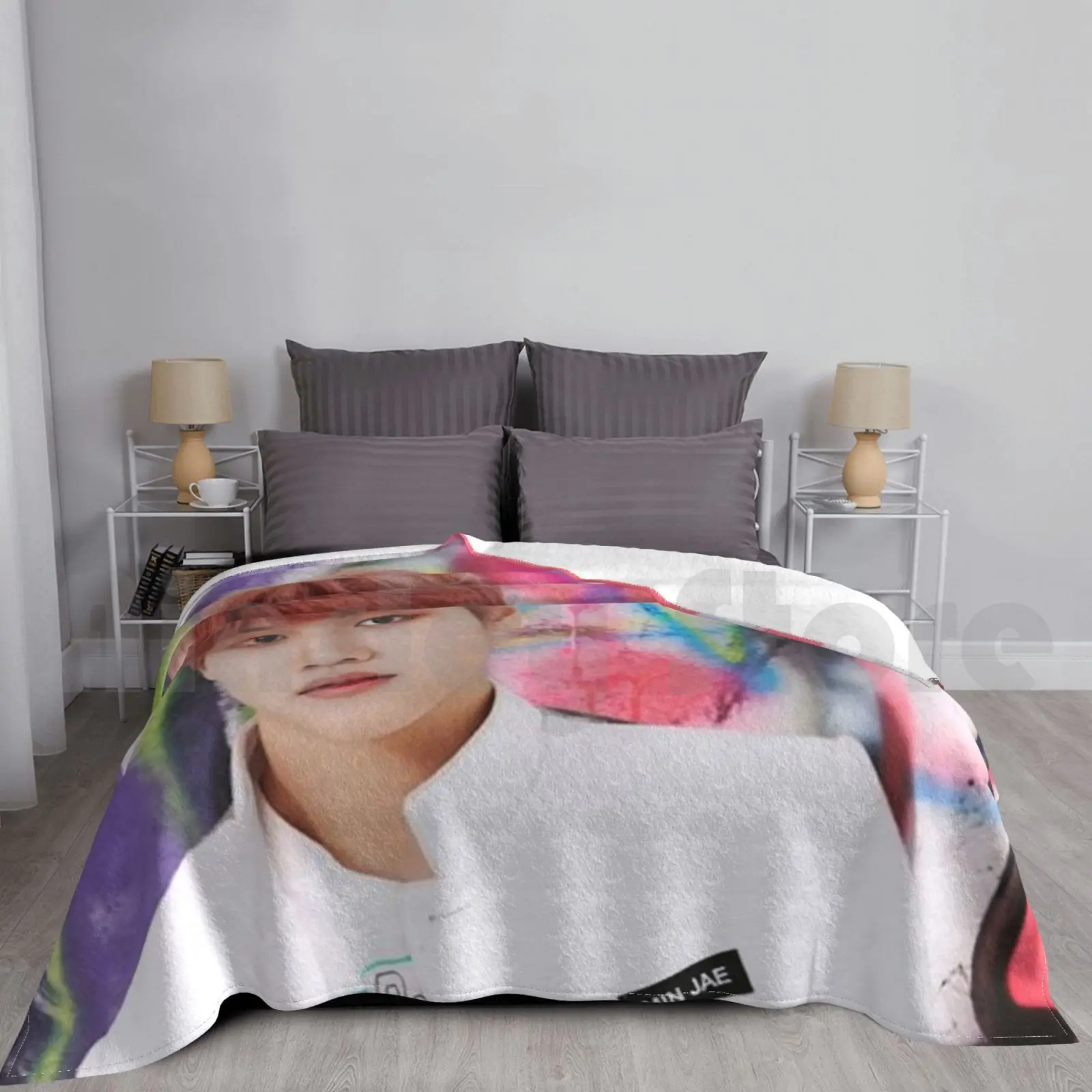 بطانية Mcnd Minjae عصرية مخصصة Mcnd Mcnd Castle J Mcnd Mcnd Minjae Mcnd Huijun Mcnd Win Pookipsy