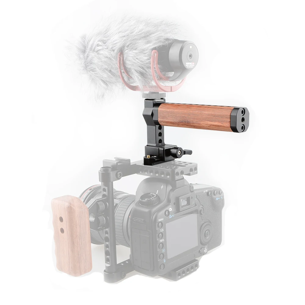 CAMVATE QR Camera Tay Với 50Mm NATO Đường Sắt Lạnh Giày Ốp Cho Máy Ảnh DSLR Lồng Giàn Khoan Chụp Ảnh video Phụ Kiện