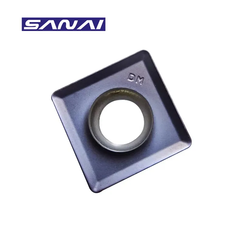 Sanai cnc carboneto inserir mpht060304 lâmina torno torneamento ferramenta de inserção para aço inoxidável ferro usinagem ferramenta de trituração