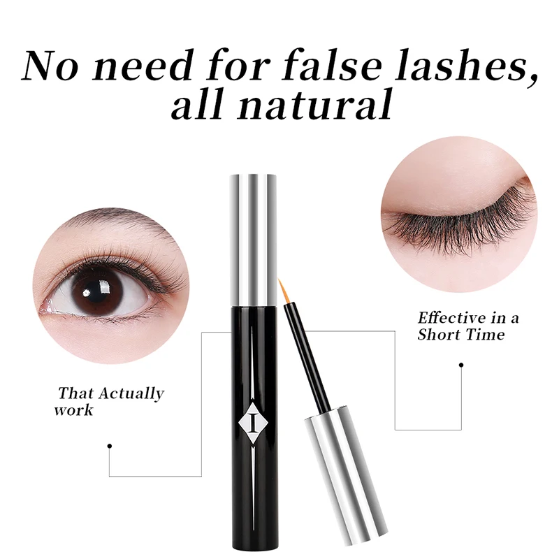 New Arrivial ICOSIGN Eyelash Growth Serum Natural Eyelash Growth Enhancer Lengthening Longer eyelash Mascara 3ml