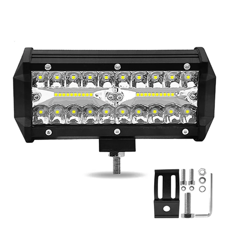 

PAIEIMAI 120W LED Work Light Bar Combo Beam Car Driving Lights Off Road Light Waterproof Work Light for Car Motorcycle Tractor