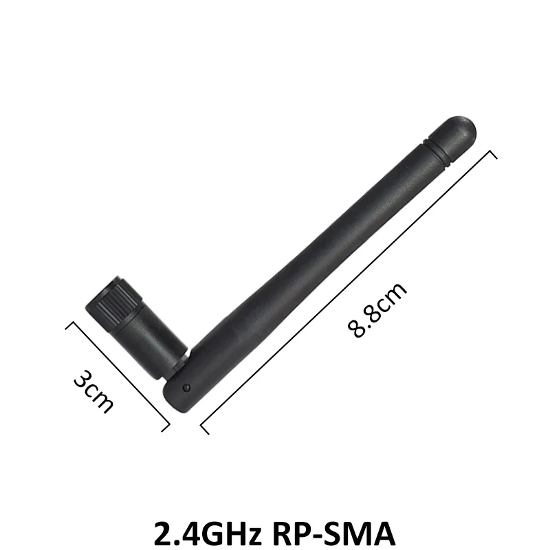 GRANDWISDOM 10pcs 2.4G antenna 3dbi sma female wlan wifi 2.4ghz antene pbx iot module router tp link signal receiver antena