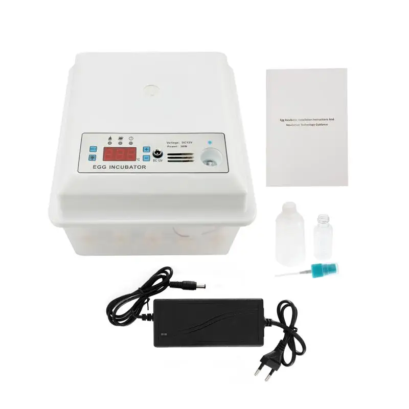 110V/220V Haushalts 16 Eier Inkubator Doppel Power Intelligente Automatische Ei Schlupfbrüter für Huhn Ente Gans Taube vogel Wachtel