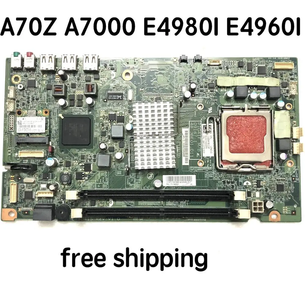 

71Y8202 для lenovo A70Z A7000 E4980I E4960I AIO материнская плата PIG41F 09147-1 48, 3be01. 011 материнская плата 100% протестирована полностью работает