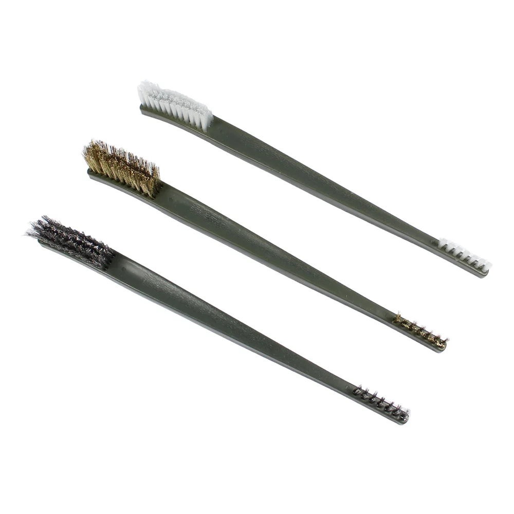 3pcs Set Brush Gun Cleaning Kit Airsoft For Hand Gun Hunting Tactical Shortgun Rifle Cleaning Tool