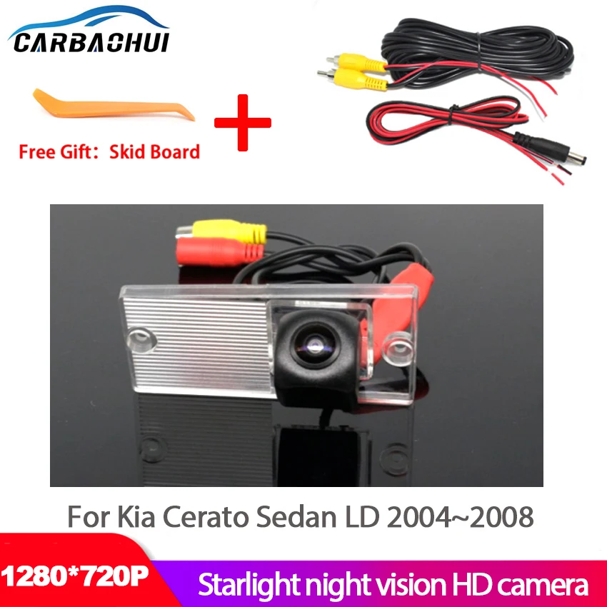 

HD 1280*720 Fisheye Rear View Camera Car Reverse Parking Accessories For Kia Cerato Sedan LD 2004 2005 2006 2007 2008