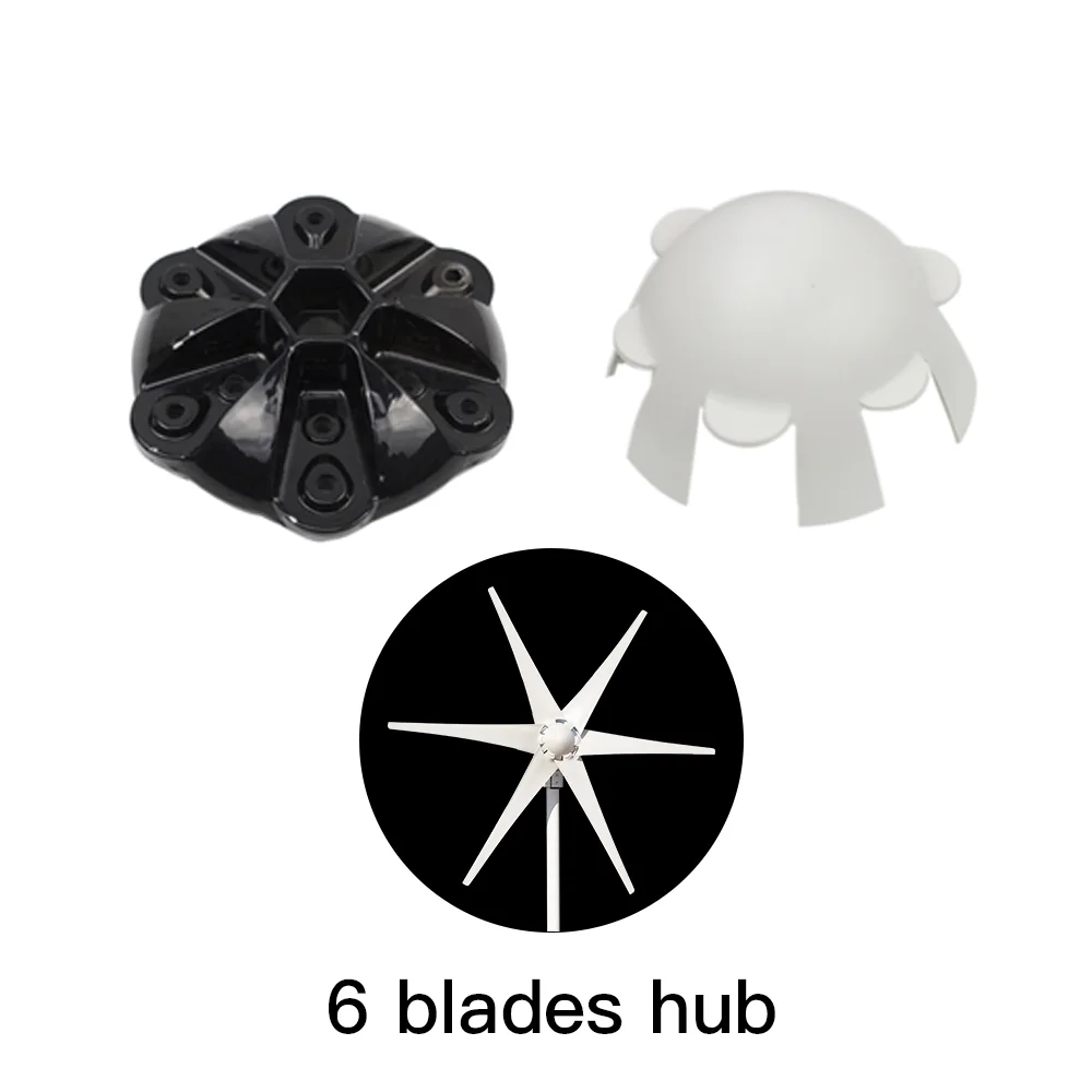 SMARAAD  3 Blades 5 Blades 6 Blades Horizontal Wind Turbine Hub and Hood Nylon Vover High Quality Accessories For DIY Generator