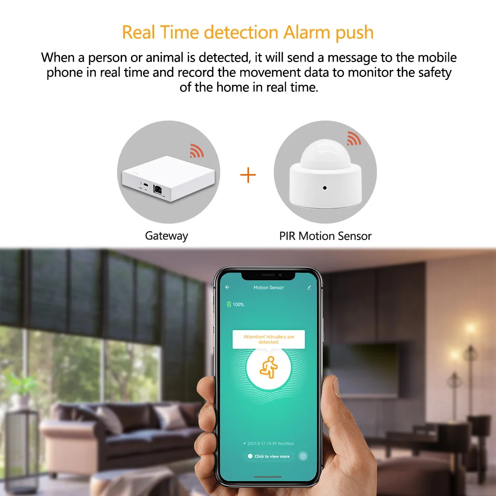Tuya Zigbee 3.0 Smart Wireless Gateway Hub Bridge PIR Door Temperature and Humidity Sensor Kit Home Security Alarm Alexa Google