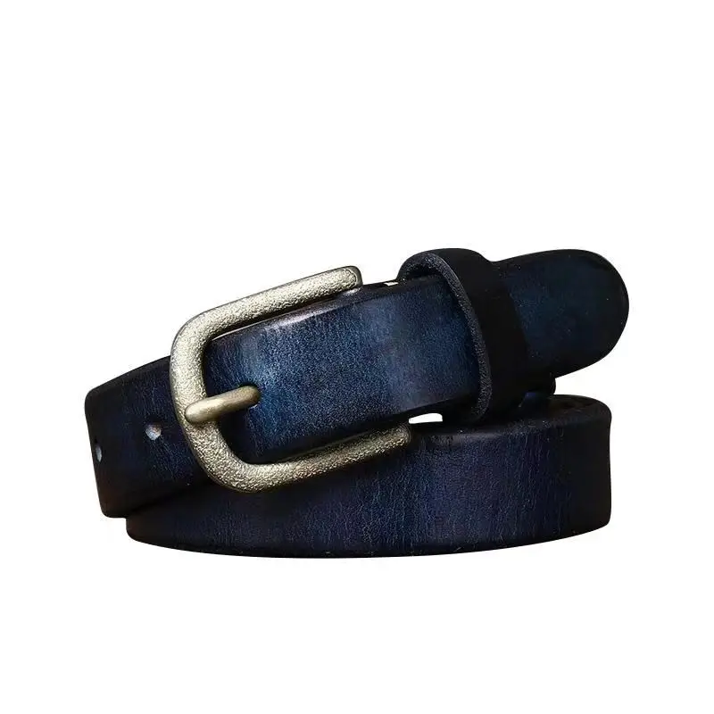 2.4CM Wide Women's Belt New Multi-color Retro Fashion Trend Belt Women's Leather Belt All-match Jeans Belt Designer Belts WOMEN