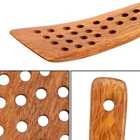 Filter Shovel Kitchen Accessories Kitchen Cooking Tool Frying Steak Shovel Wooden Spatula Non-Stick Pan 24 Holes 5