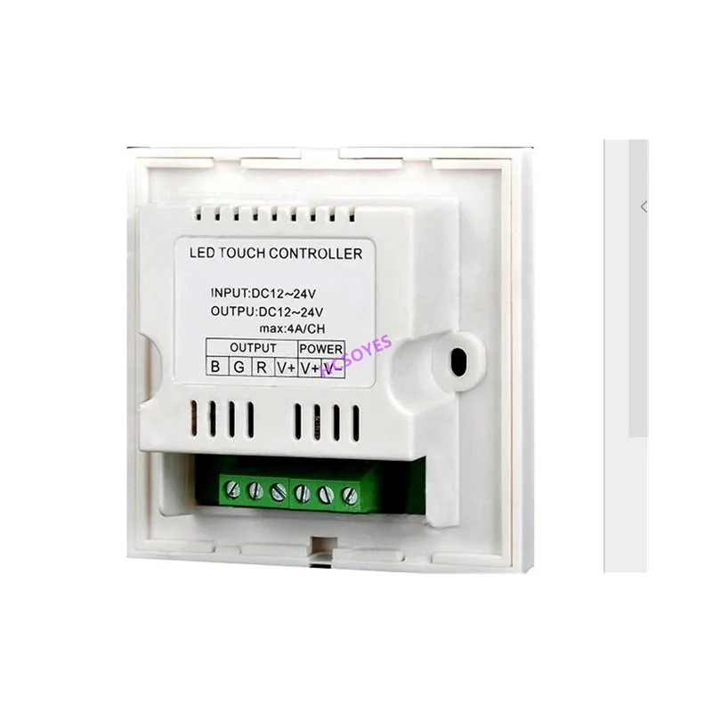 DC12-24V M001 RGB colorful touch controller M003 monochrome single M002 double panel Glass wall embedded LED panel controller