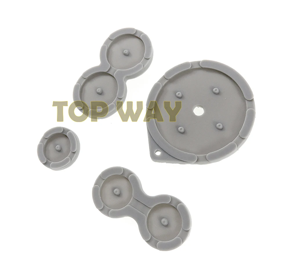 ゲームボーイアドバンスSP用導電性接着ゴム、コンソールキーパッド、GBA SP、1セット