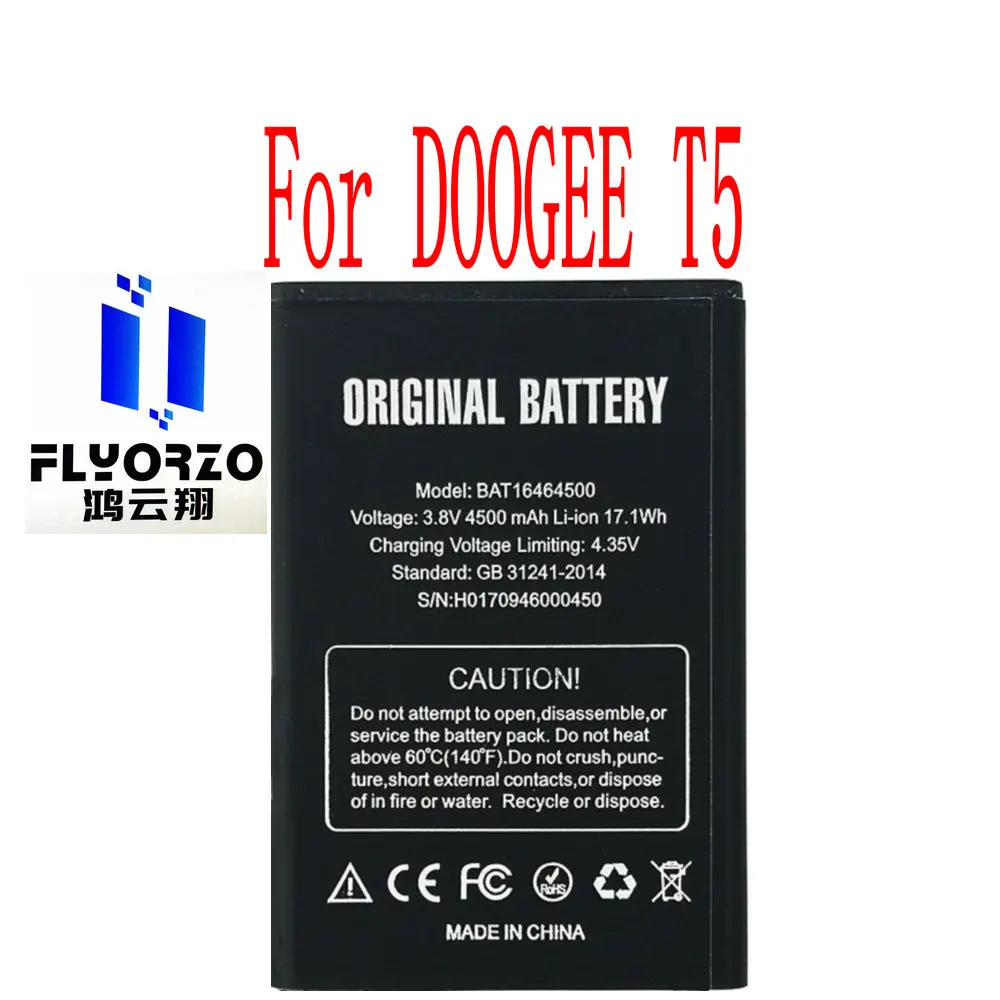 

New 4500mAh BAT16464500 Battery For DOOGEE T5 Cell Phone