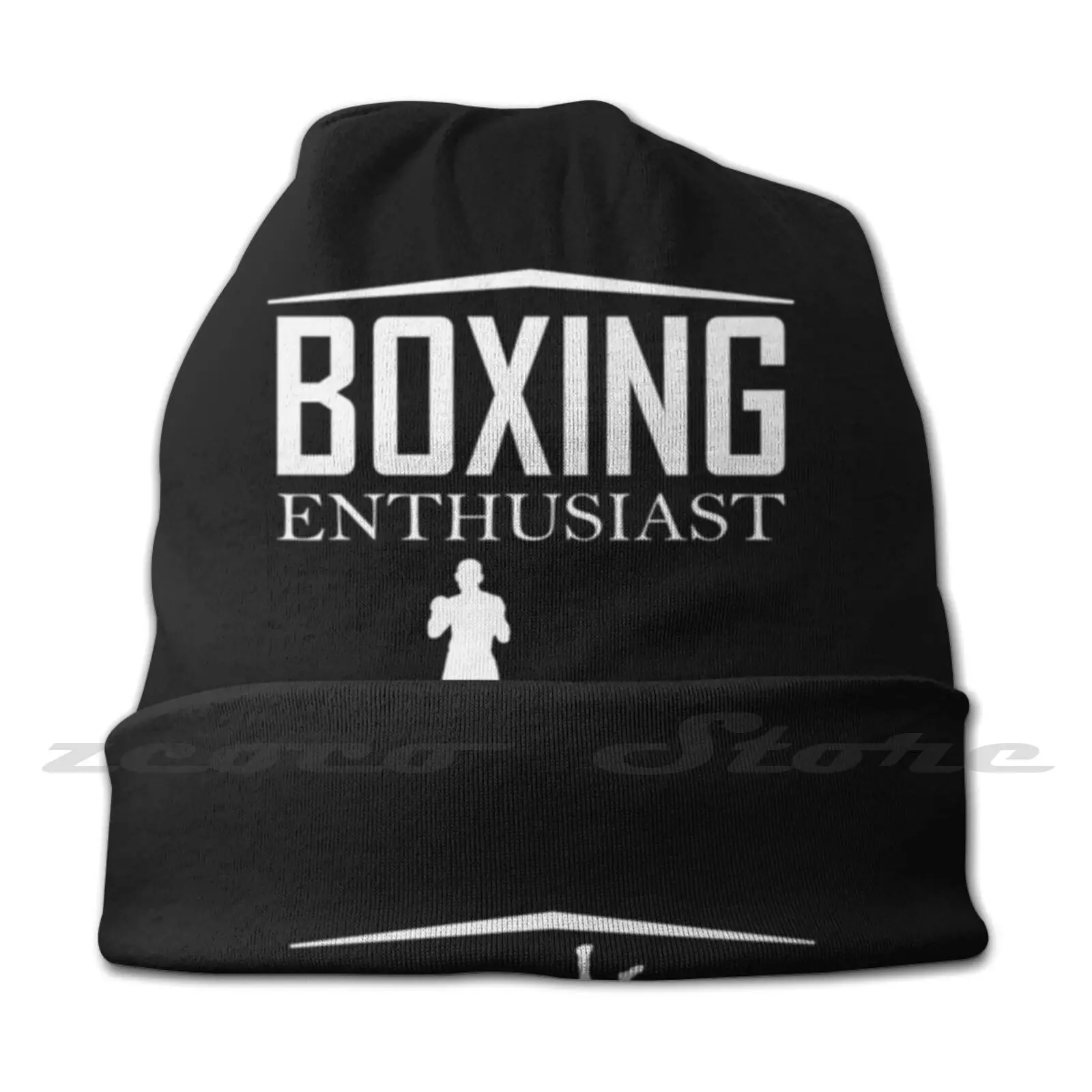 Boxing Enthusiast Gift Knit Hat Elastic Soft Personalized Pattern Present Cap Boxing Boxer Boxing Match Boxing Gloves Boxer