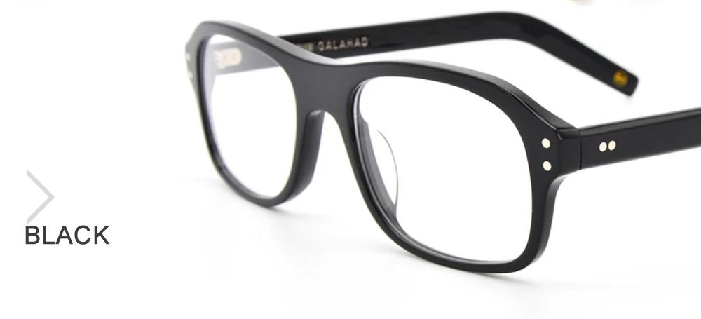 Kingsman Film Cosplay Brille Vintage Rechteck Brillengestelle für Männer Clip-on-Befestigung Polarisierte Sonnenbrille mit Etui – Detail 6