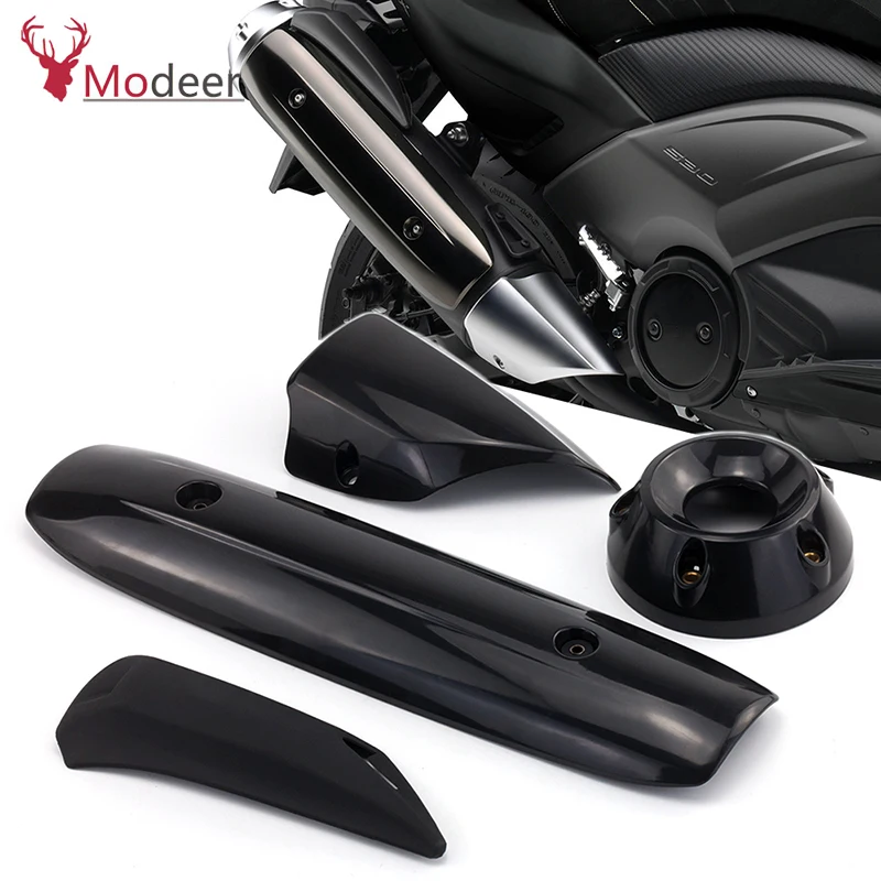 

For Yamaha T max 500 530 2012-2016 2015 2014 XP500 tmax500 tmax530 Motorcycle exhaust pipe heat insulation protective cowl cover