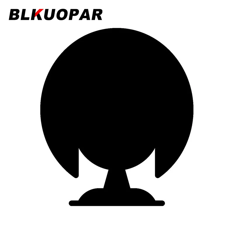 BLKUOPAR Salon Wig Car Stickers Die Cut Vinyl Car Wrap Decals Motocycle Helmet Surfboard Waterproof Sunscreen Decoration