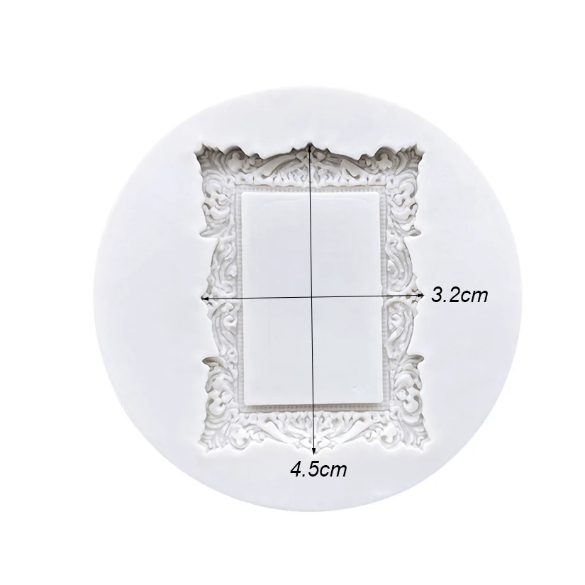 Photo Frame Silicone Cake Baking Mold Sugarcraft Chocolate Cupcake Baking Mould Resin Tools Fondant Cake Decorating Tools