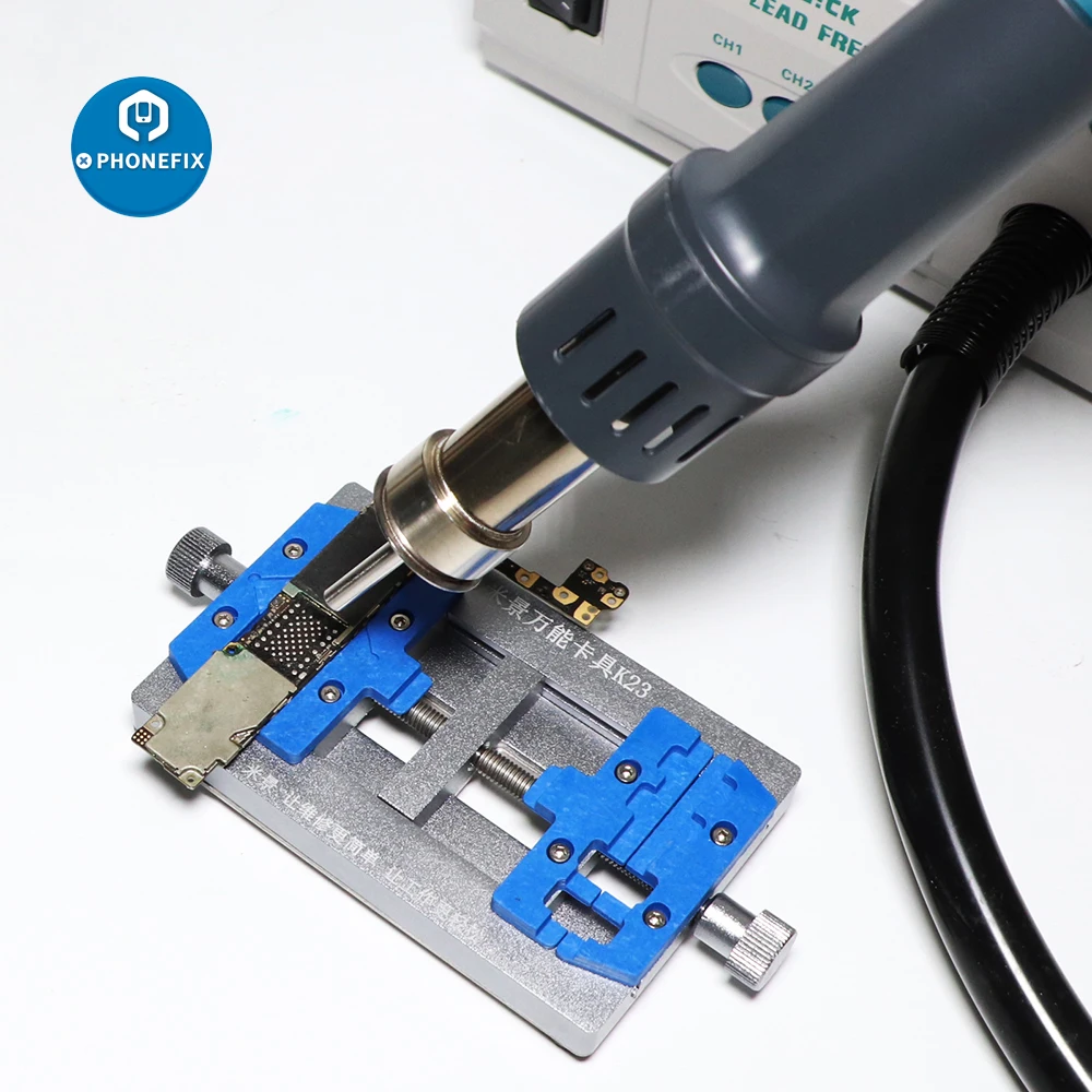 Original 1000W QUICK 861DW Heat Gun Hot Air Soldering Station Microcomputer Temperature Rework Station+7/3 Pcs Nozzle