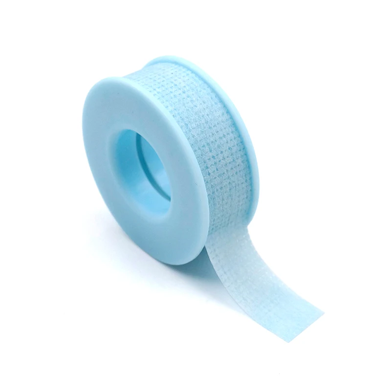 Vlies-Wimpernband aus Silikongel, atmungsaktiv, empfindlich, beständig, mikroporös, blau/rosa, Augenpolster, Wimpernverlängerungswerkzeuge – Detail 6