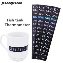 High Quality Dual Scale C/F Digital  Aquarium Fish Tank  Thermometer Temperature Sticker 10% off