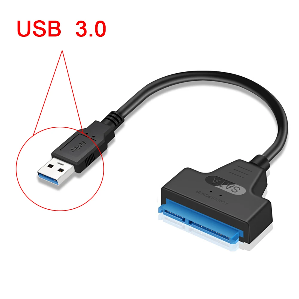 20-50 CM USB 3.0 2.0 SATA Cable Adapter Extension Computer Cables Connectors Support 2.5 Inches External Ssd Hdd Hard Drive USB