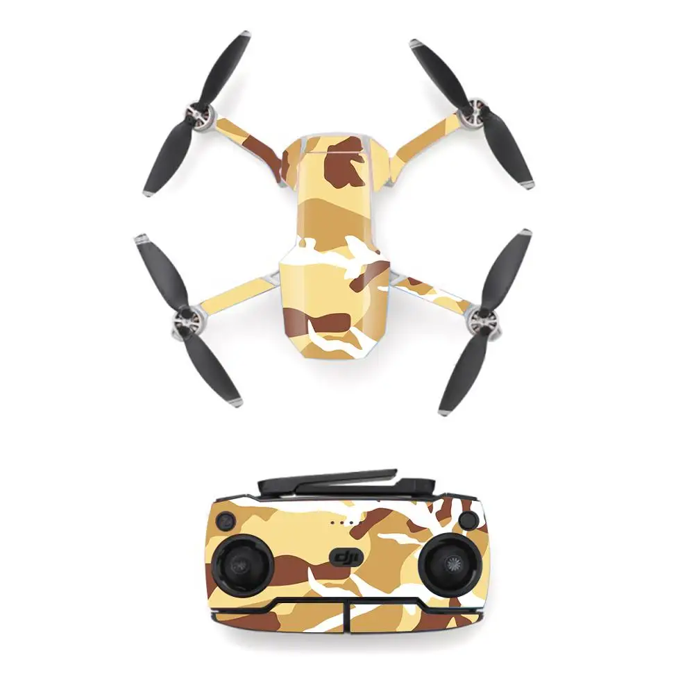 Camouflage Style Waterproof skin Sticker for DJI Mavic Mini Drone And Remote Controller Decal Vinyl Skins Cover 8 Styles