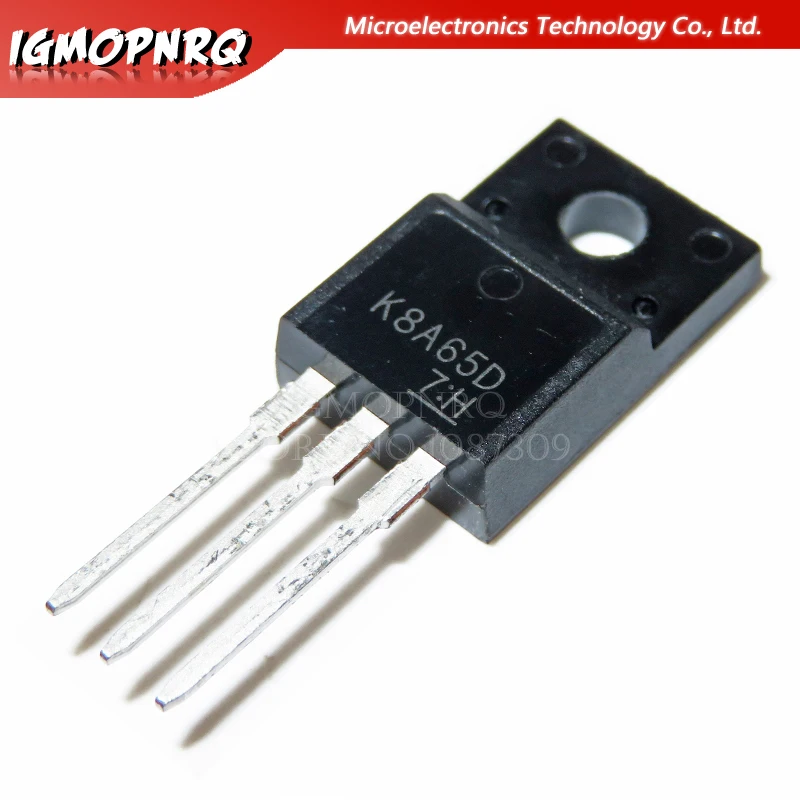 

10pcs TK8A65D TO-220F K8A65D TO220F TK8A65 TO-220 650V 8A new original