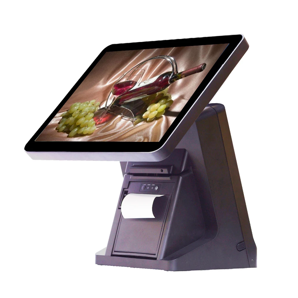 pos machine 15 inch pos terminal high quality restaurant pos all in one point os sale pos system