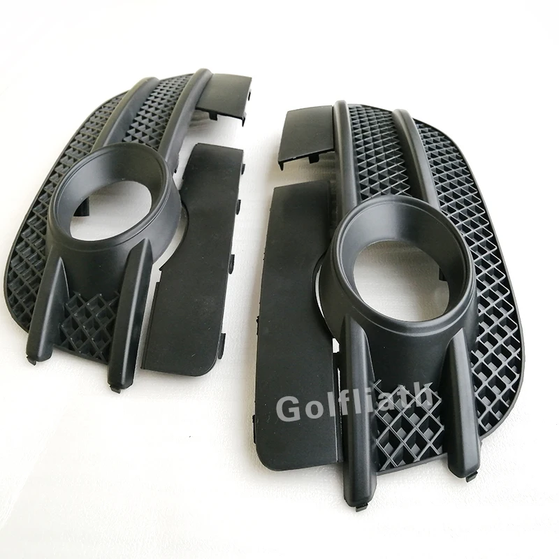 Pair Front Bumper Fog Light Grille Cover Cap L R 8U0807681A 8U0807682A For Audi Q3 2012 2013 2014 2015 EU Version