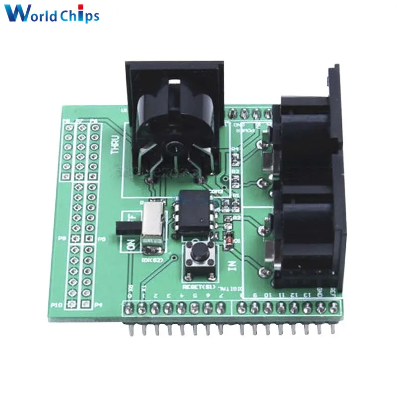 Breakout Board Musical para Arduino microcontroladores, placa adaptadora MIDI, Interface Digital, Escudo