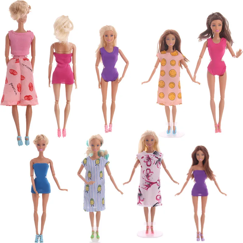 Beautiful Sister is Installed Girlfriends  In summer Accessories Dress Up Fashion Doll 12 Colors  For Barbies Doll DIY Gift