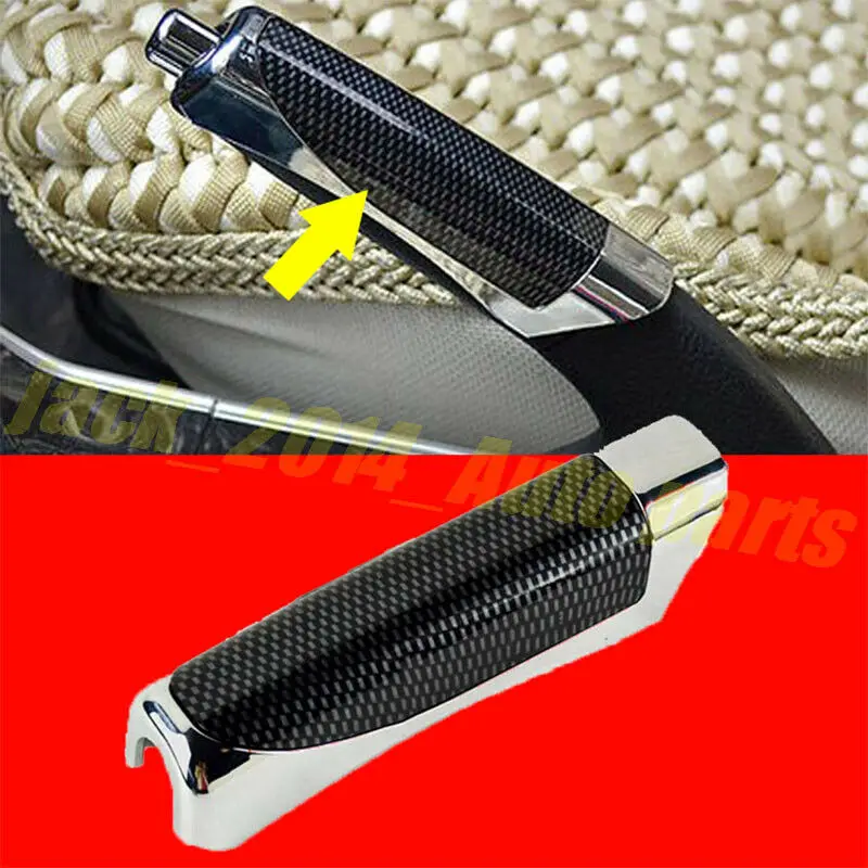 

Carbon Fiber Handle HandBrake Emergency knob Grip Cover For Chrysler 300 / 300C