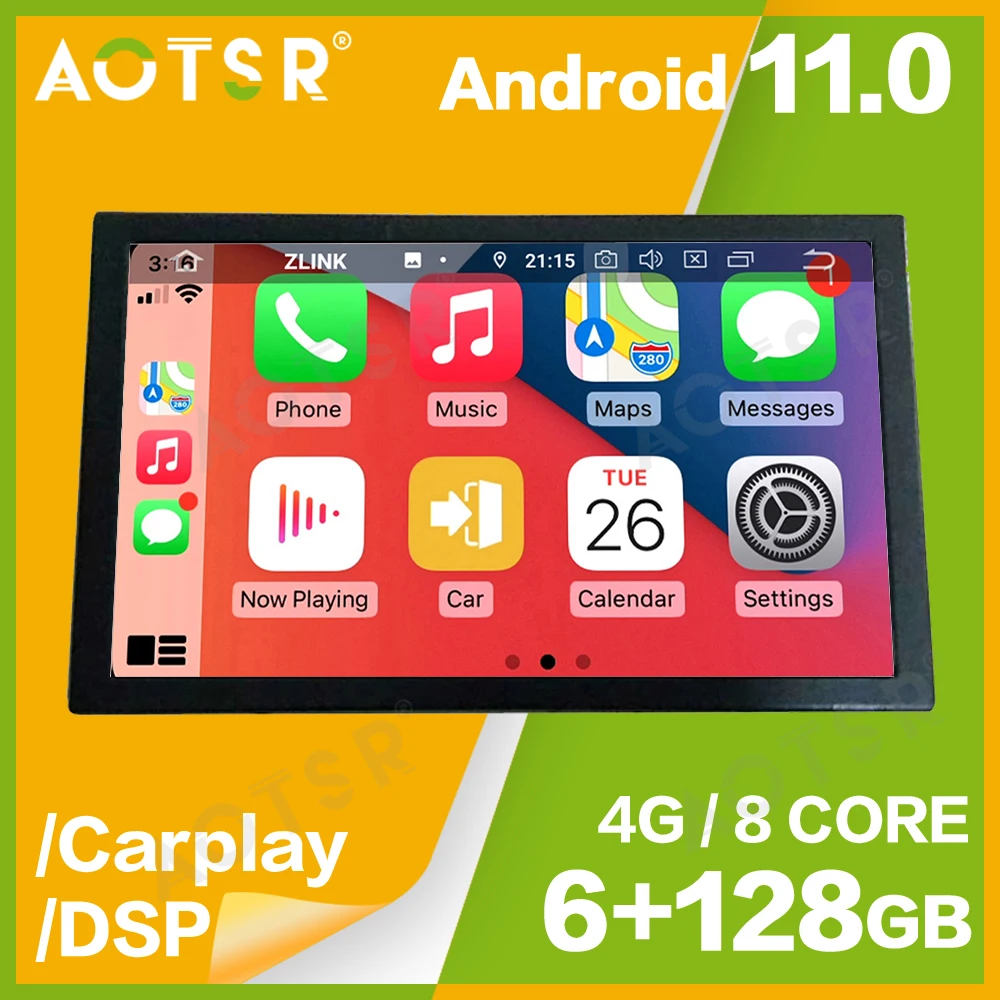 Android 11 6+128GB For Luxgen U5 U6 U7 SUV 2014-2017 Car Radio GPS Navig Multimedia Player Autoradio Stereo Head Unit Screen