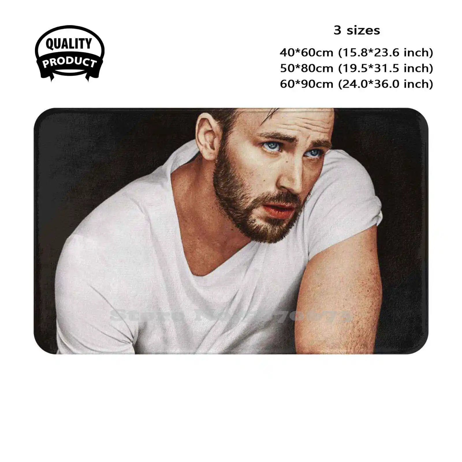 Chris Evans The Best Actor Soft Cushion Home Carpet Door Mat Car Rug Chris Evans Actor Actrees Artist Star Movies Films