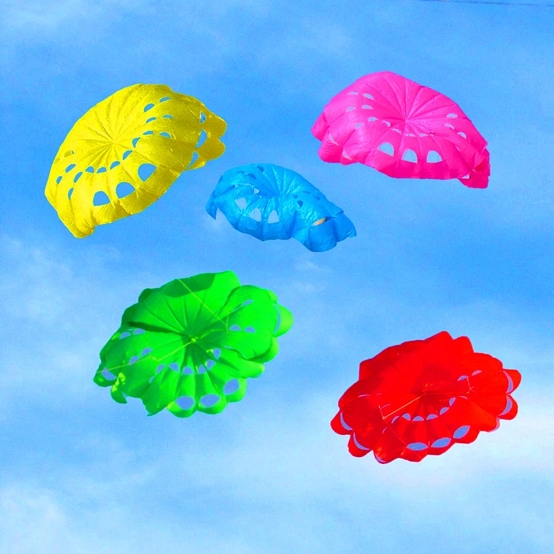 

Free Shipping large Power Dual Line Stunt Parafoil Parachute Rainbow Sports Beach Kite For Beginner wei kites factory wholesale