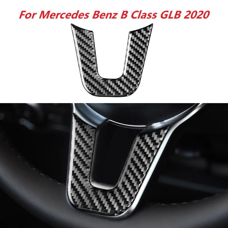 

Car Interior Accessories Carbon Fiber Dashboard Air Condition Vent Window Lift Button Frame Fit For Mercedes Benz B Class GLB