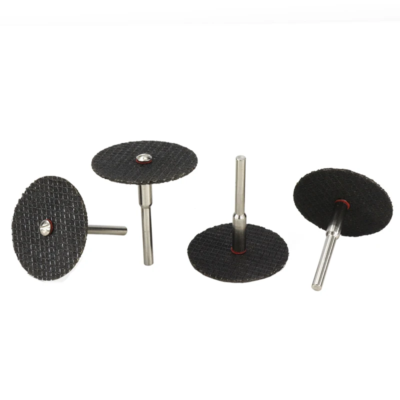 42pcs 32mm ruote da taglio rinforzate con disco da taglio in fibra di vetro con mandrino Dremel accessori abrasivi per Mini trapano utensile rotante