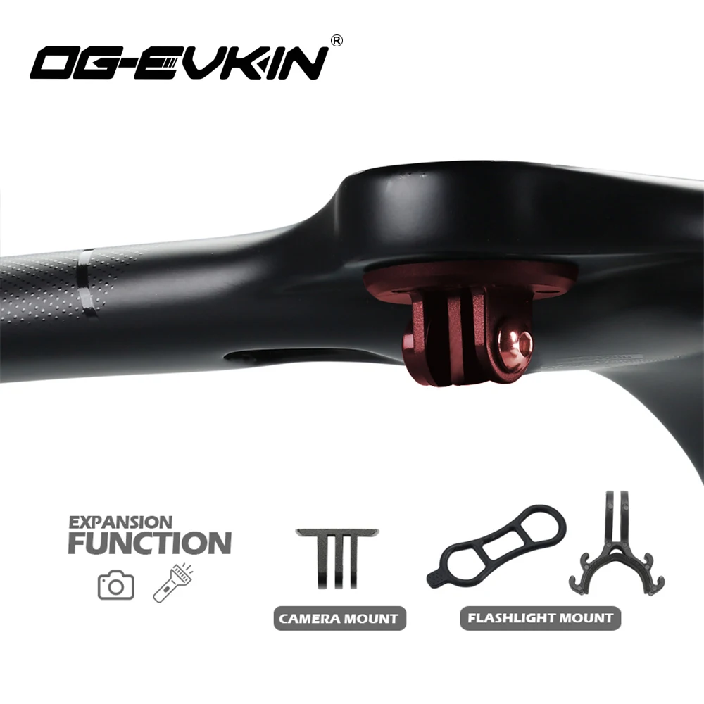 OG-EVKIN Carbon Road Integrated Handlebar 28.6mm Carbon Handlebars Mount Holder For Road Racing Bicycle Handle Bar Bicycle Parts