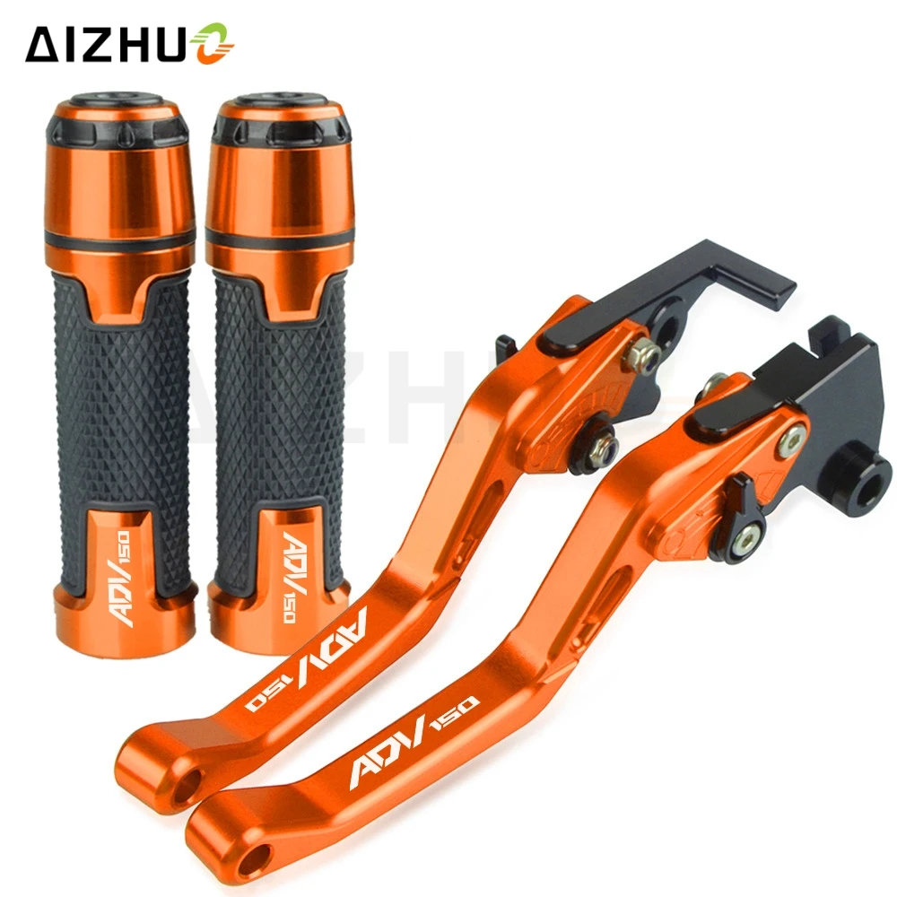 Motorcycle Accessories CNC Short Brake Clutch Levers Handlebar Handle Bar Grips 7/8'' 22MM FOR HONDA ADV 150 ADV150 2019 2020