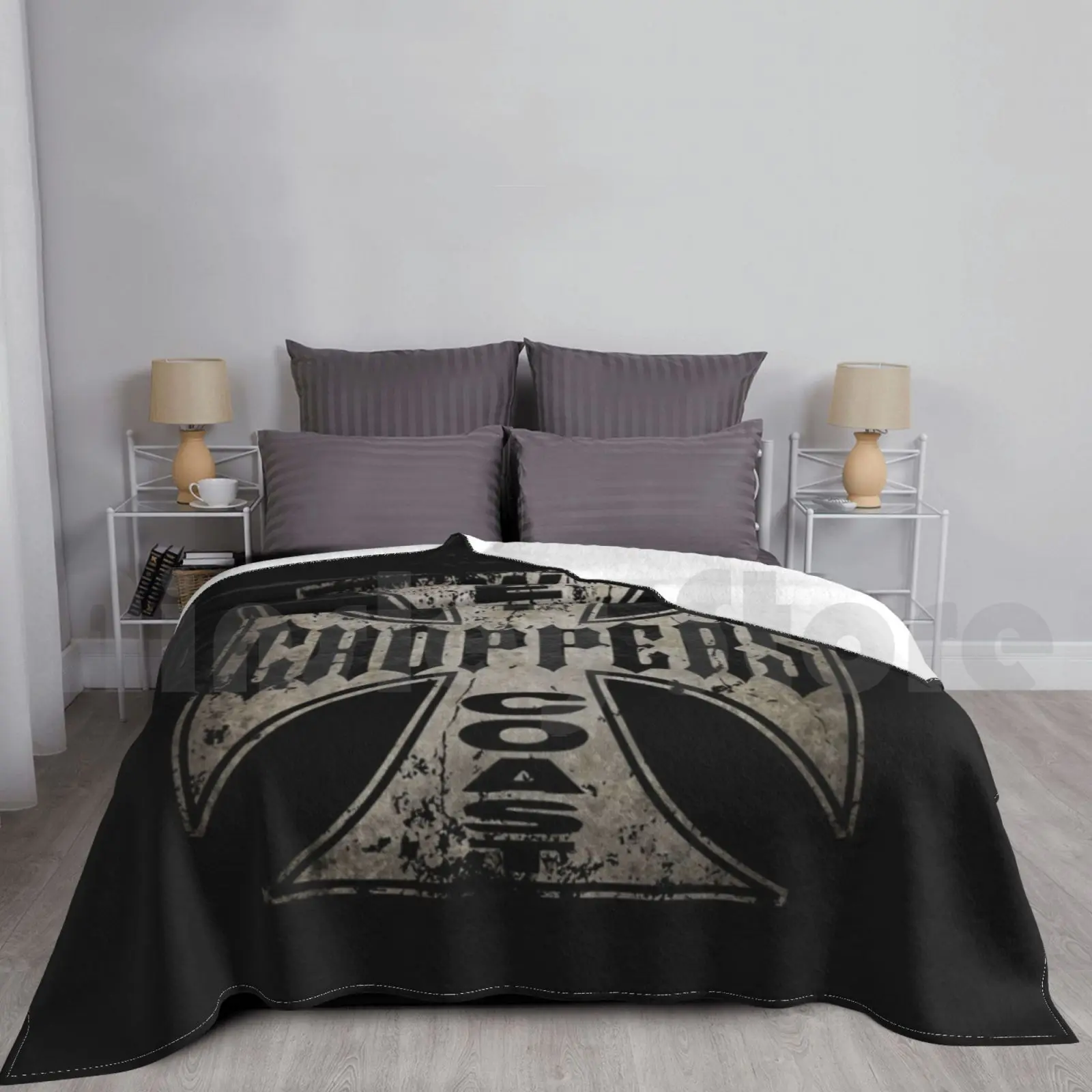 West Coast Choppers Blanket Super Soft Warm Light Thin West Coast Choppers Tv Motorcycle Bicycle West Coast Choppers