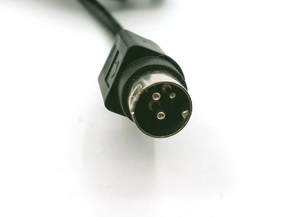 10PCS/20PCS/40Pcs/100Pcs MINI DIN 3-Pin Kabel 20AWG 90CM