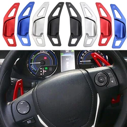 Alumínio do volante do carro Shift Paddle, Auto engrenagem Shift Extensão Paddles para Toyota RAV4, Camry Mark X, Corolla, Zelas