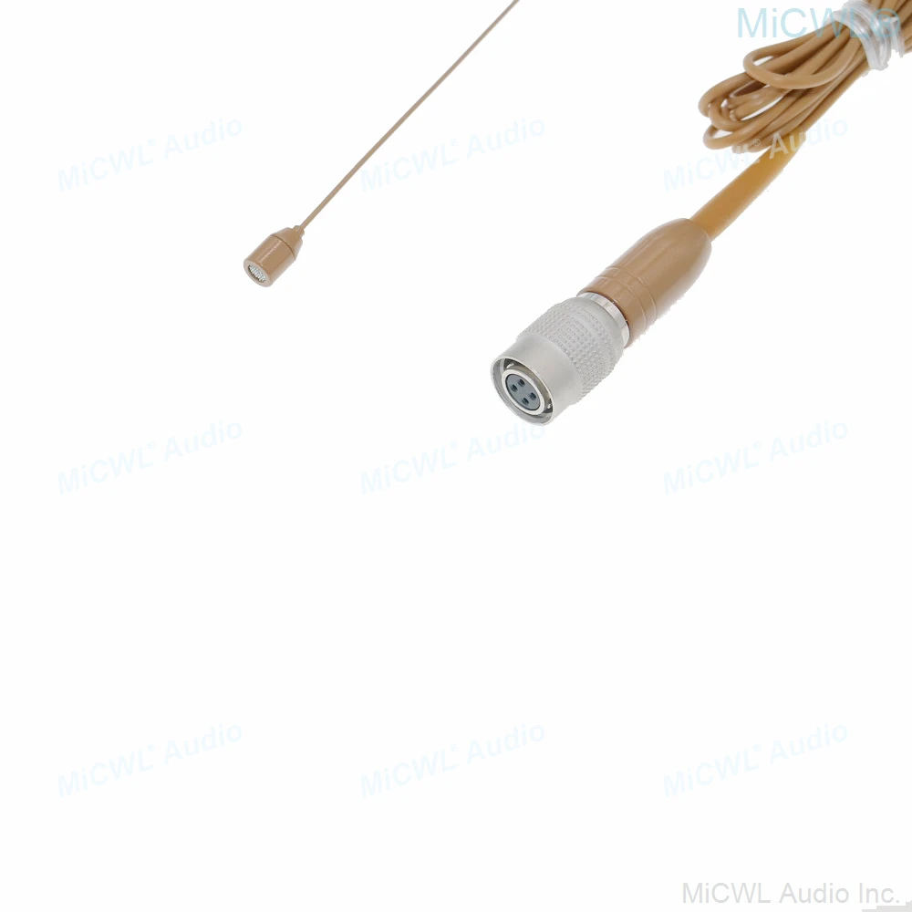 Tan Kleur Hoofd Enkele Haak Headset HeadMic Microfoon Voor Audio Technica Sennheiser G1 G2 G3 G4 Shure Draadloos Lichaamssysteem Bruin