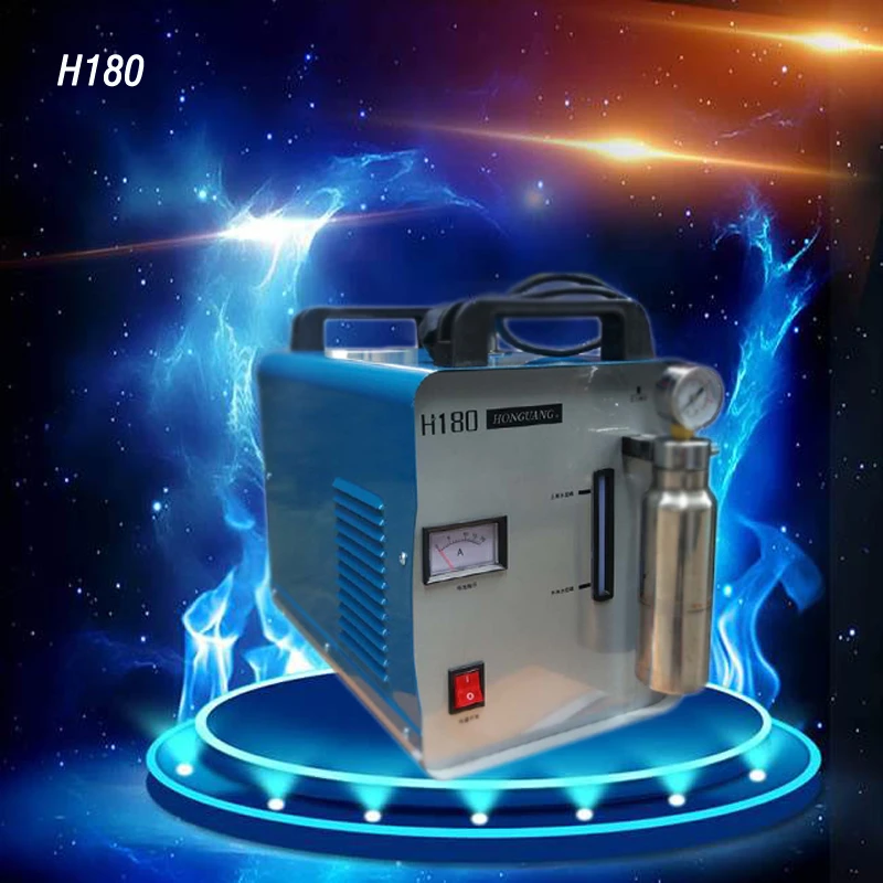 95L H180 220V Electric Oxygen Hydrogen Water Welder Acrylic Micro Flame Polisher Torch Machine