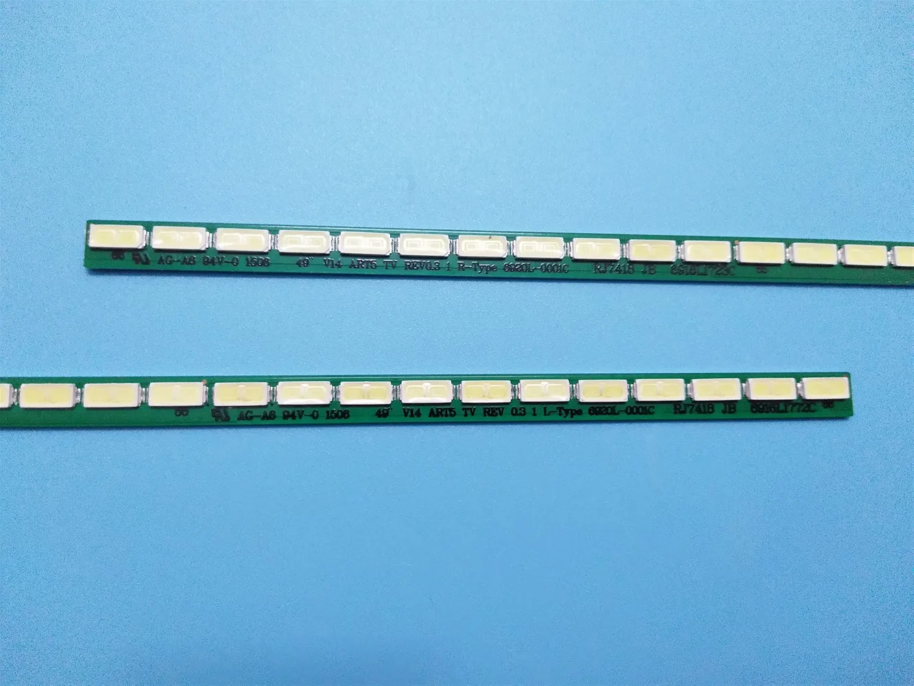 2 PCS*66LED LED Strip 6916l1722B 6916l1723B for LG 49UF695V 6922L-0128A LC490EQE