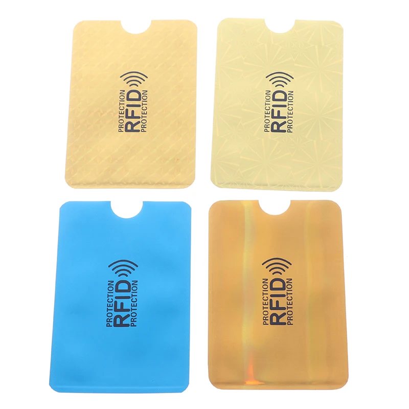 10Pcs RFID Blocking Card Case Anti Scan NFC Protection Wallet For Bank Credit Cards Storage