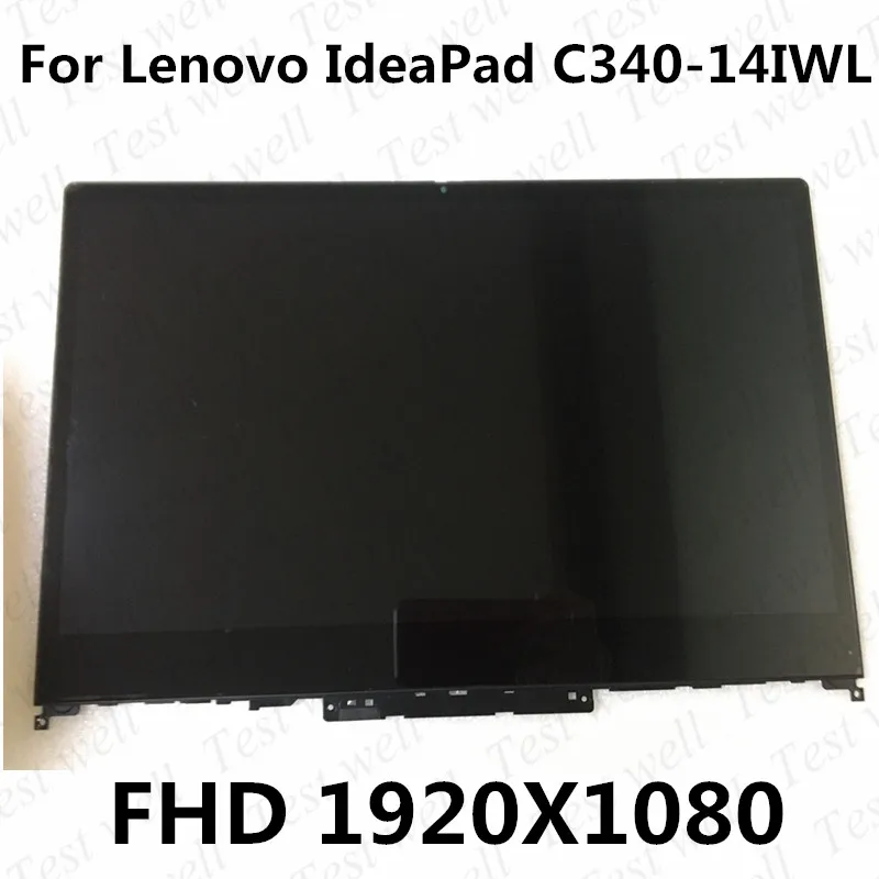 

New 14" For Lenovo IdeaPad C340-14IWL C340-14 C340-14API LCD Touch Screen Digitizer Assembly Matrix FHD HD 81N40087FR 81N400D7FR