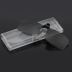 Stylish Transparent Eye Glasses Sunglasses Soft Case Box Portable Protector Holder