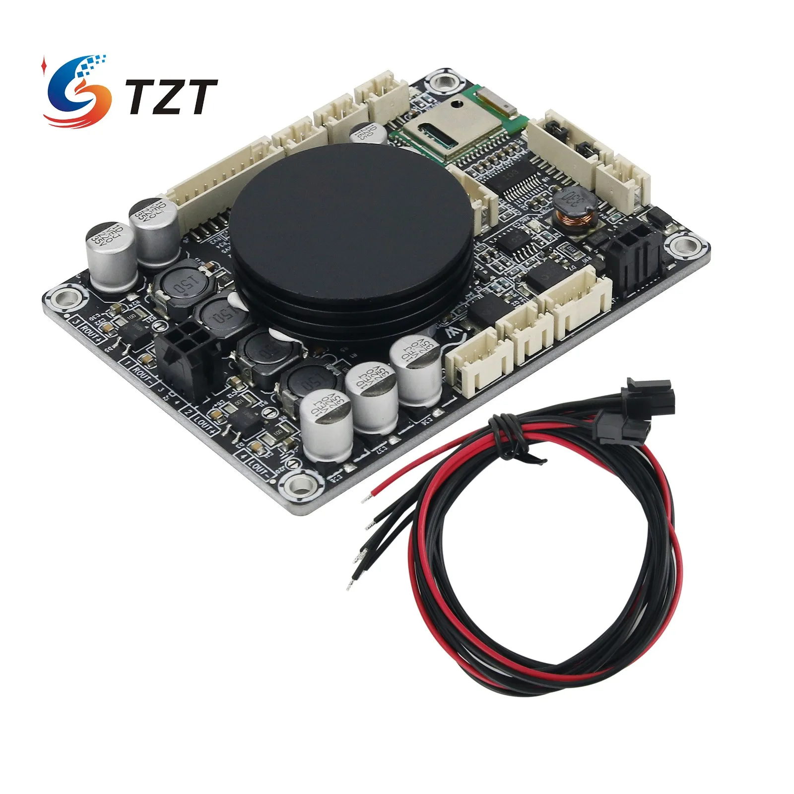 TZT Wondom 2x50W Class D Audio Amp Board Bluetooth 5.0 Amplifier Board JAB2-250 With DSP DIY Speakers